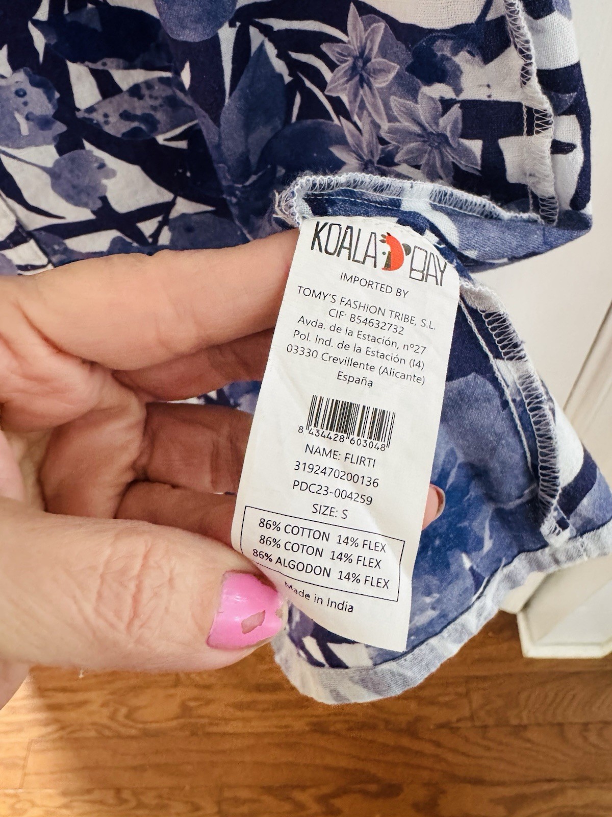 Koala Bay Womens S Blue Tropical Sleeveless Tunic Shift Dress Beach Cover Up