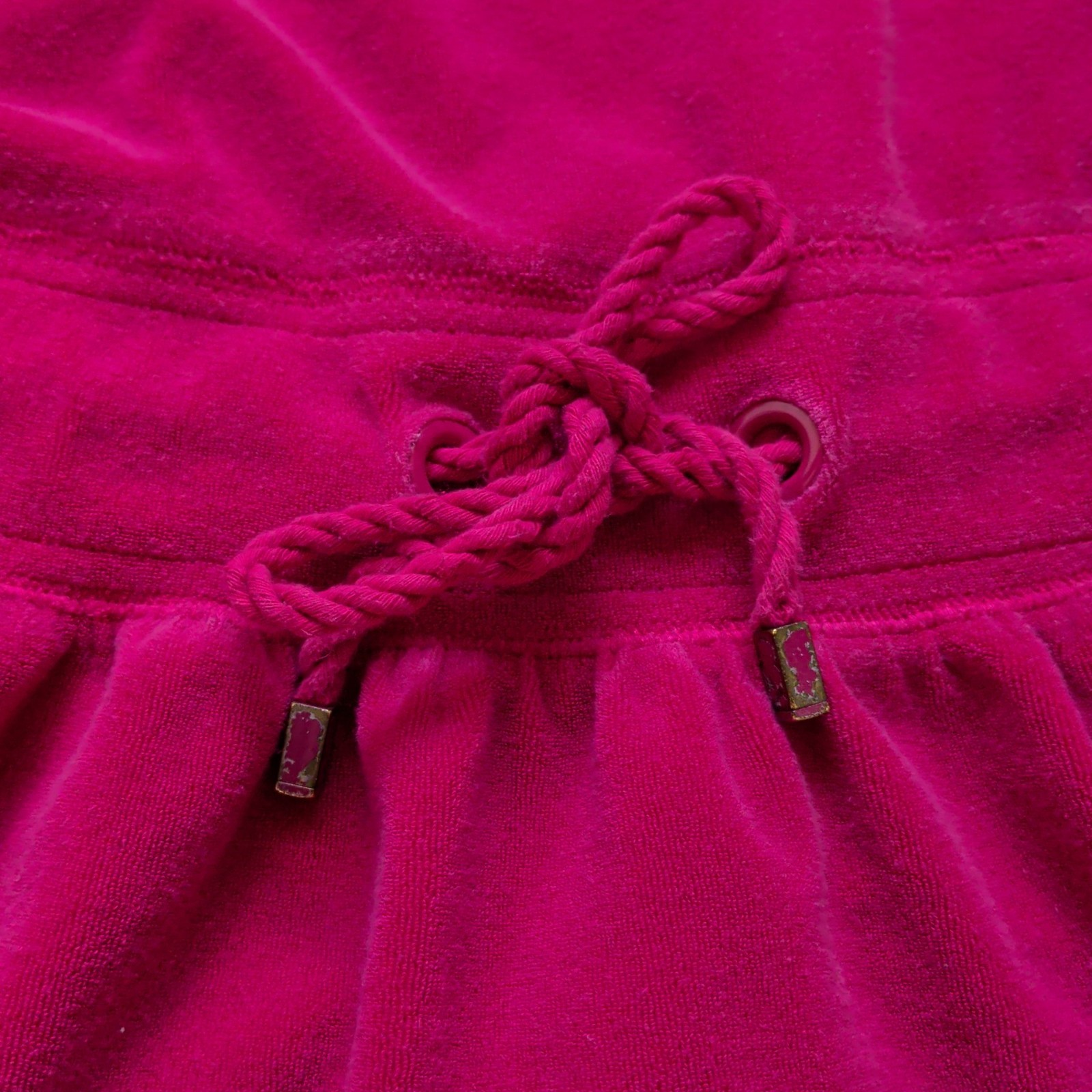 Victoria’s Secret Plush & Lush bright Pink terry cloth tank belted dress Mediu