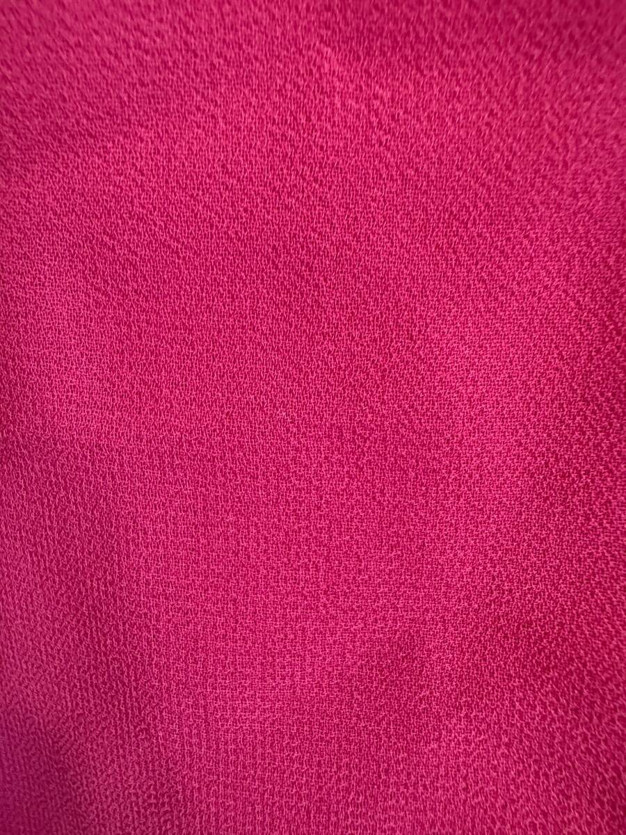 SheIn Hot Pink Chiffon Puffy Sleeve Dress Women’s Size S Great Pre-Owned Cond