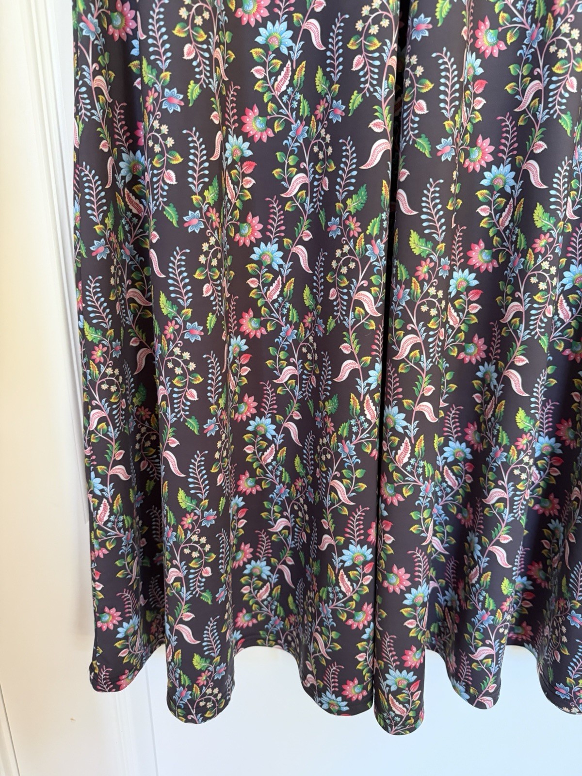 Olivia by Livro Long Sleeve Printed Maxi Dress Women’s Size Medium