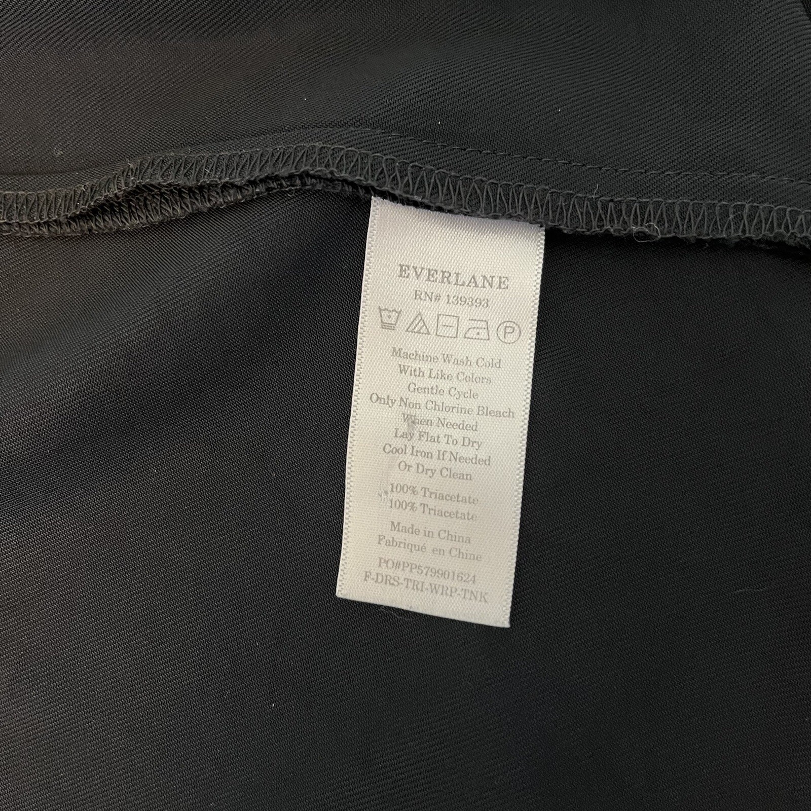 Everlane Goweave Japanese Wrap Dress Sleeveless in Dark Navy Size 2 Midi Dress