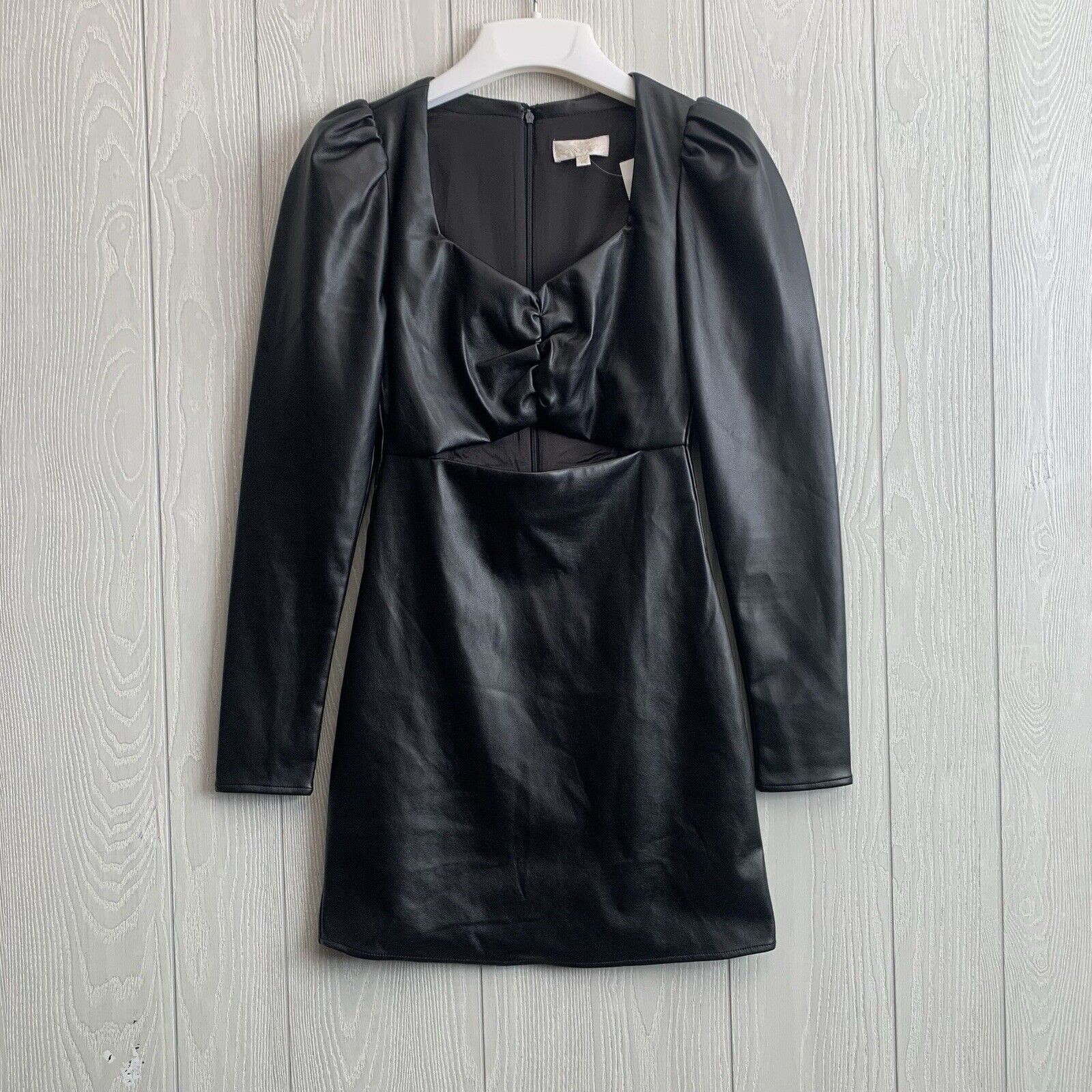 Torn By Ronny Kobo Gemma Faux Leather Mini Dress Size XS NWT