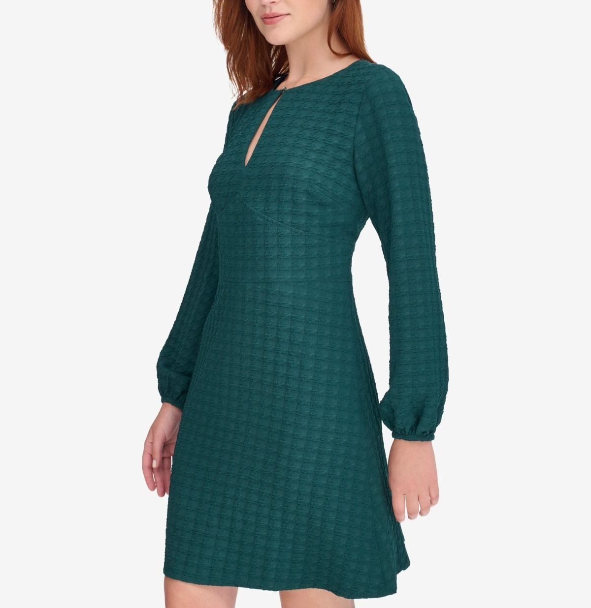 Tommy Hilfiger Women’s Embossed Houndstooth Knit Dress MSRP $ 119