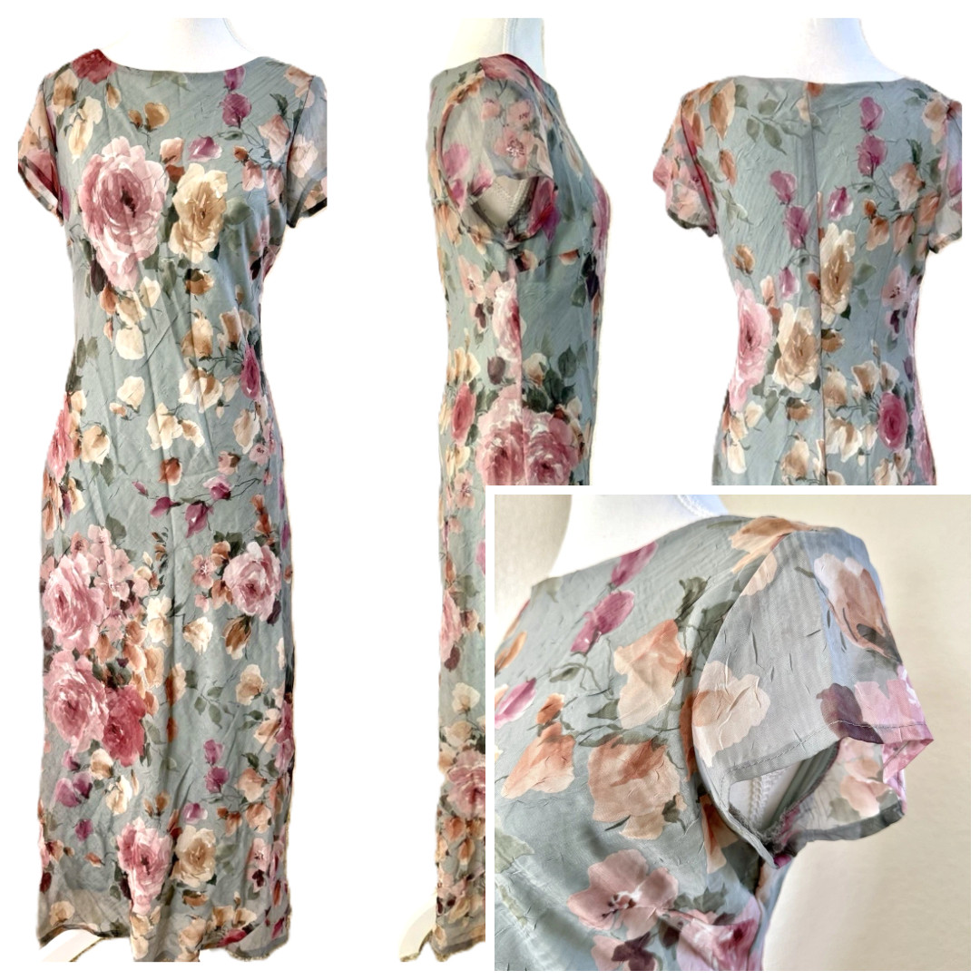 Y2k All That Jazz Maxi Dress 5/6 Cottagecore Grunge Prairie Romantic Whimsigoth