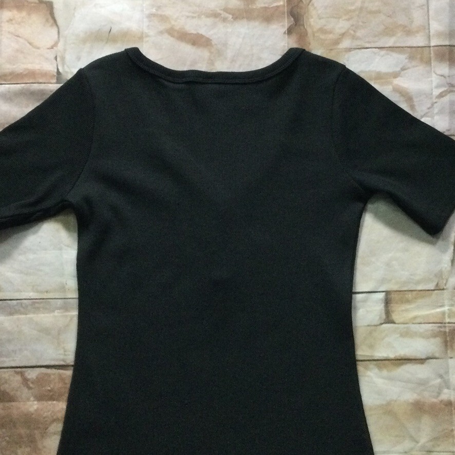 Alternative Apparel Kohls Womens Dress sz M Medium new Black Henley Top T-Shirt