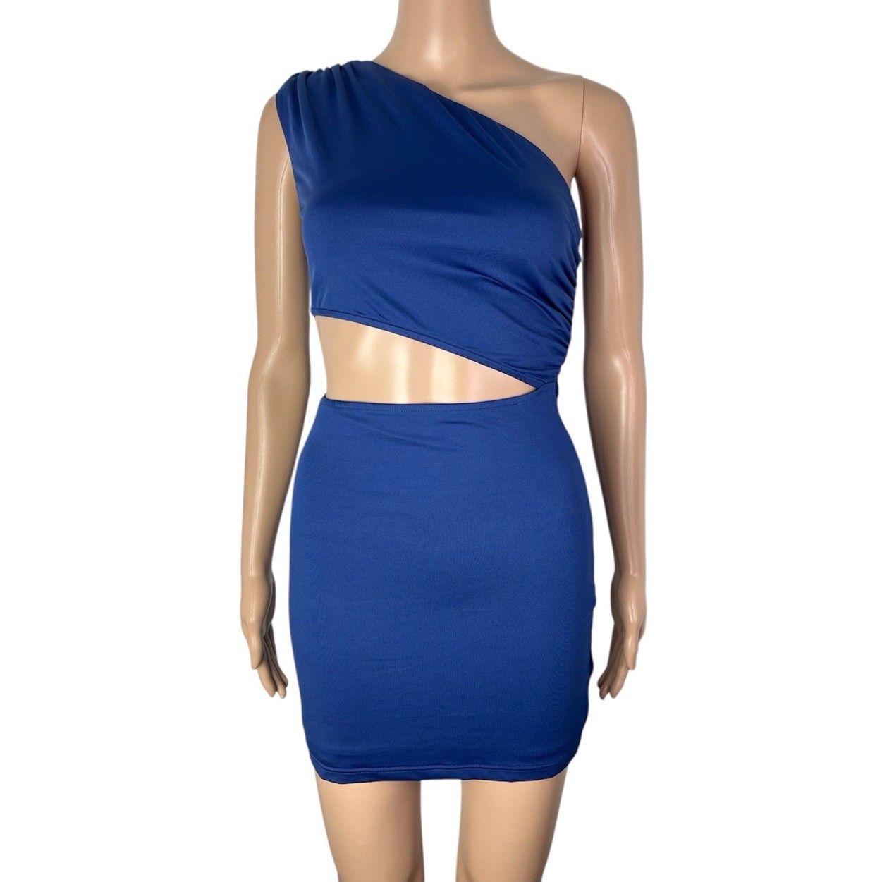 Revolve x Superdown Eliza One Shoulder Cut Out Bodycon Sexy Mini Dress Size XS