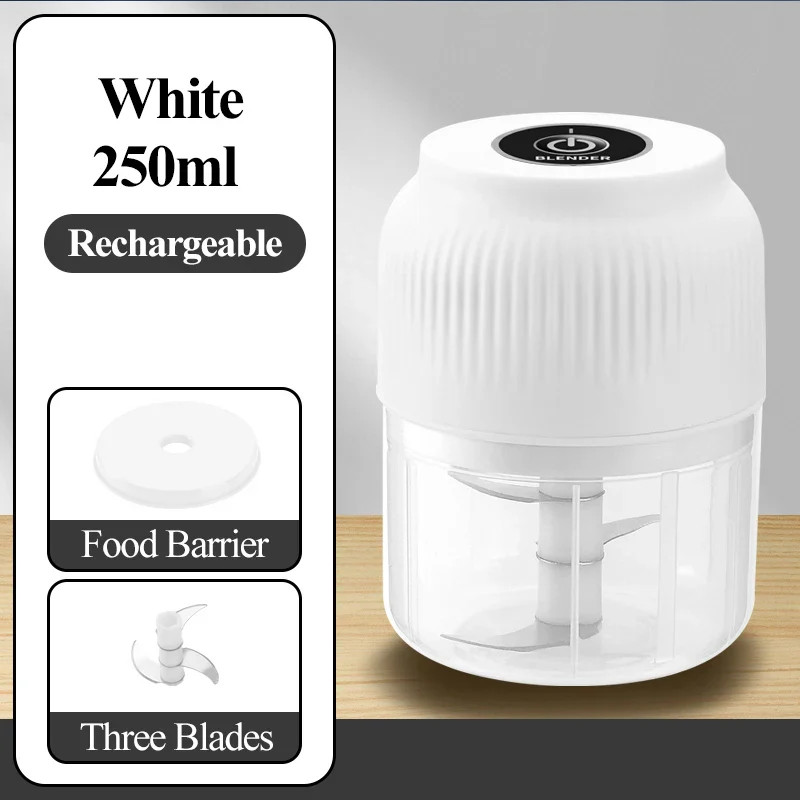 Rechargeable Electric Vegetable Chopper