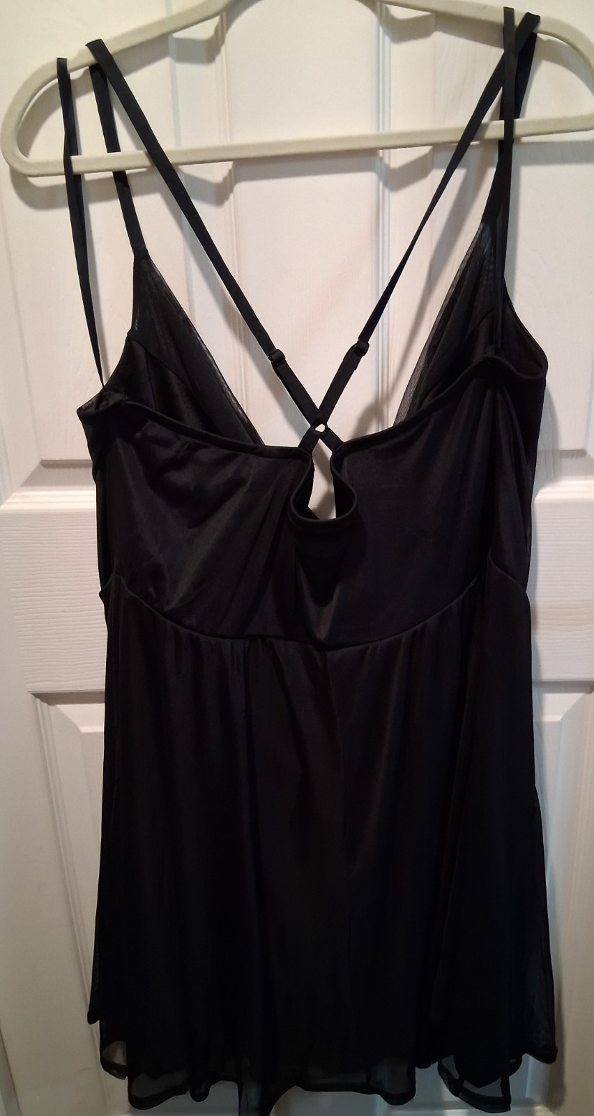 Torrid Sexy Cross Back Mini Dress Drape Front Halter Plus 2X Lil Black Dress