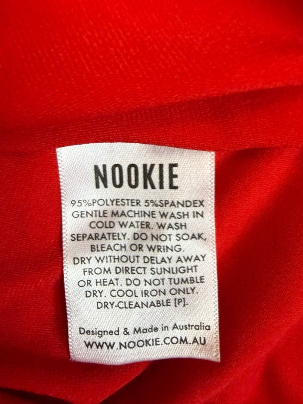 NWT Nookie Dakota Gathered Red Asymmetrical One-Shoulder Ruched Mini Dress