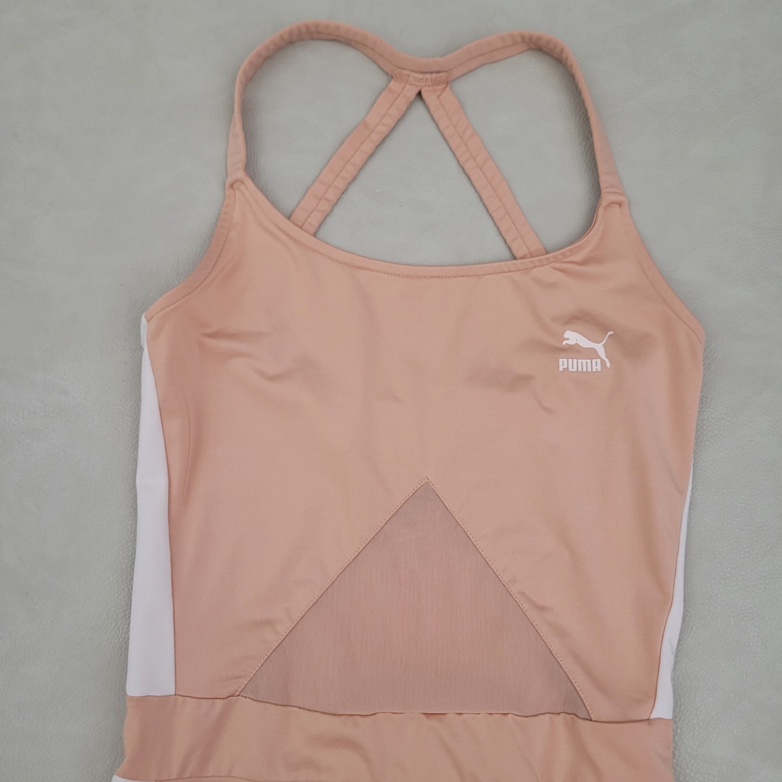 PUMA Womens Size Small Archive T7 Sport Dress Peach