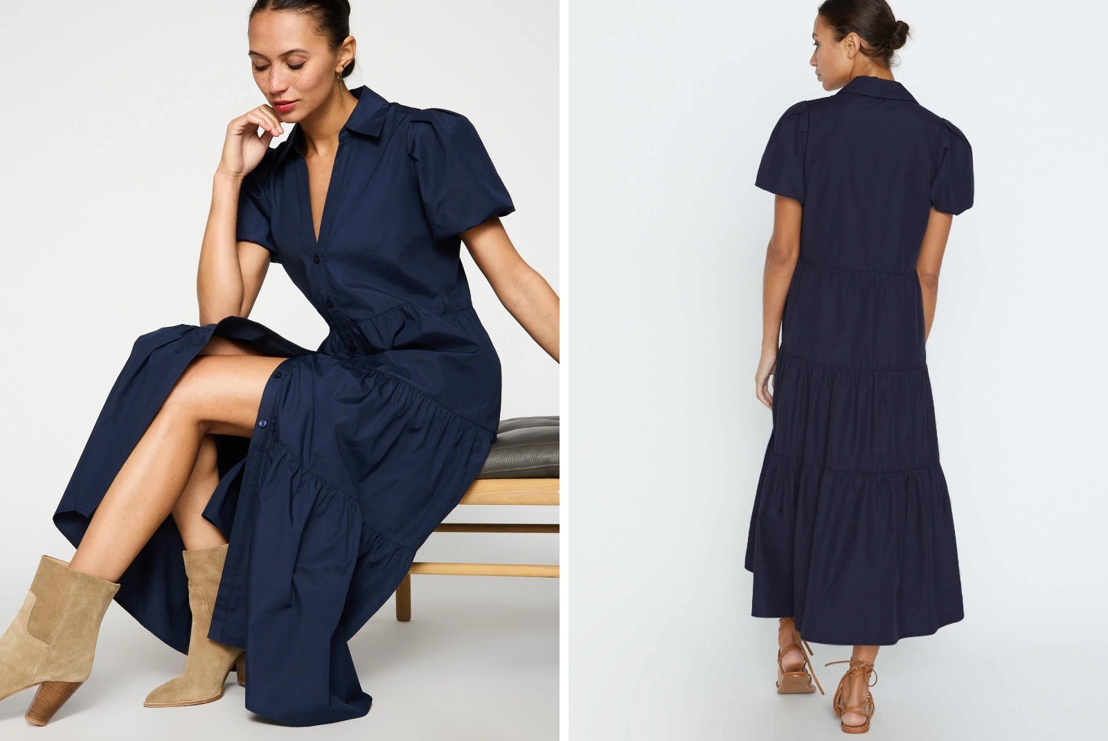 Brochu Walker $348 Havana Dress in Navy; S