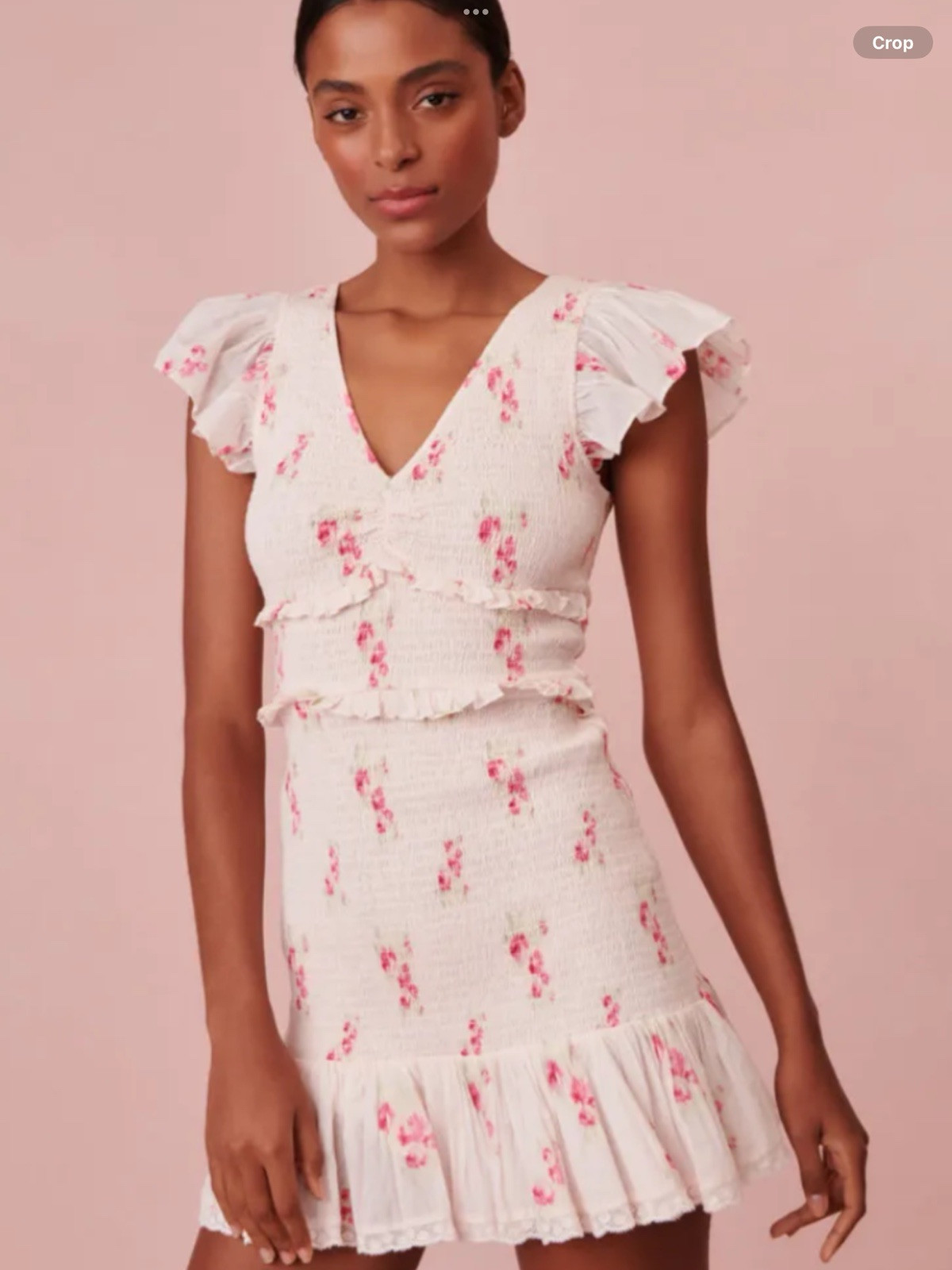 LoveShackFancy Sonora Floral Berry Moment Sz Large AUTHENTIC NWT