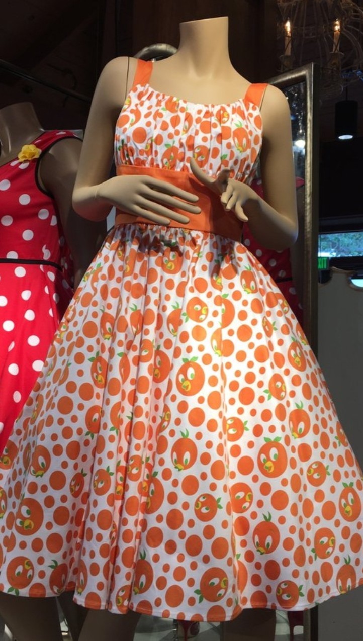 NWT Disney Parks The Dress Shop Womens Orange Bird Dress XS, S, L