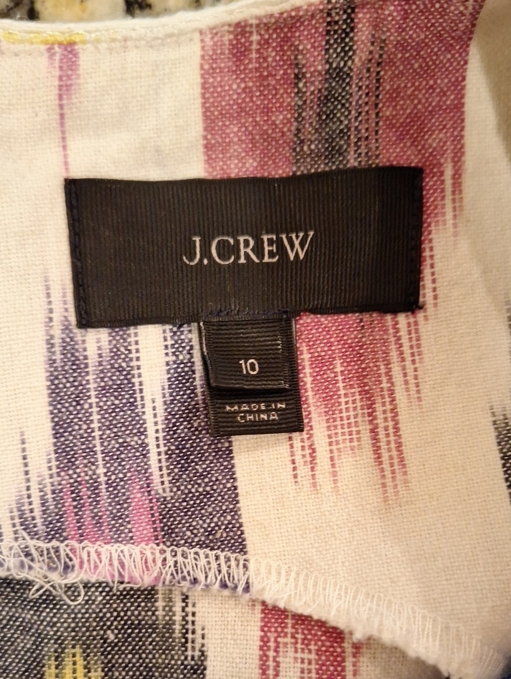 J. Crew – Linen Cotton Sleeveless Dress – 10