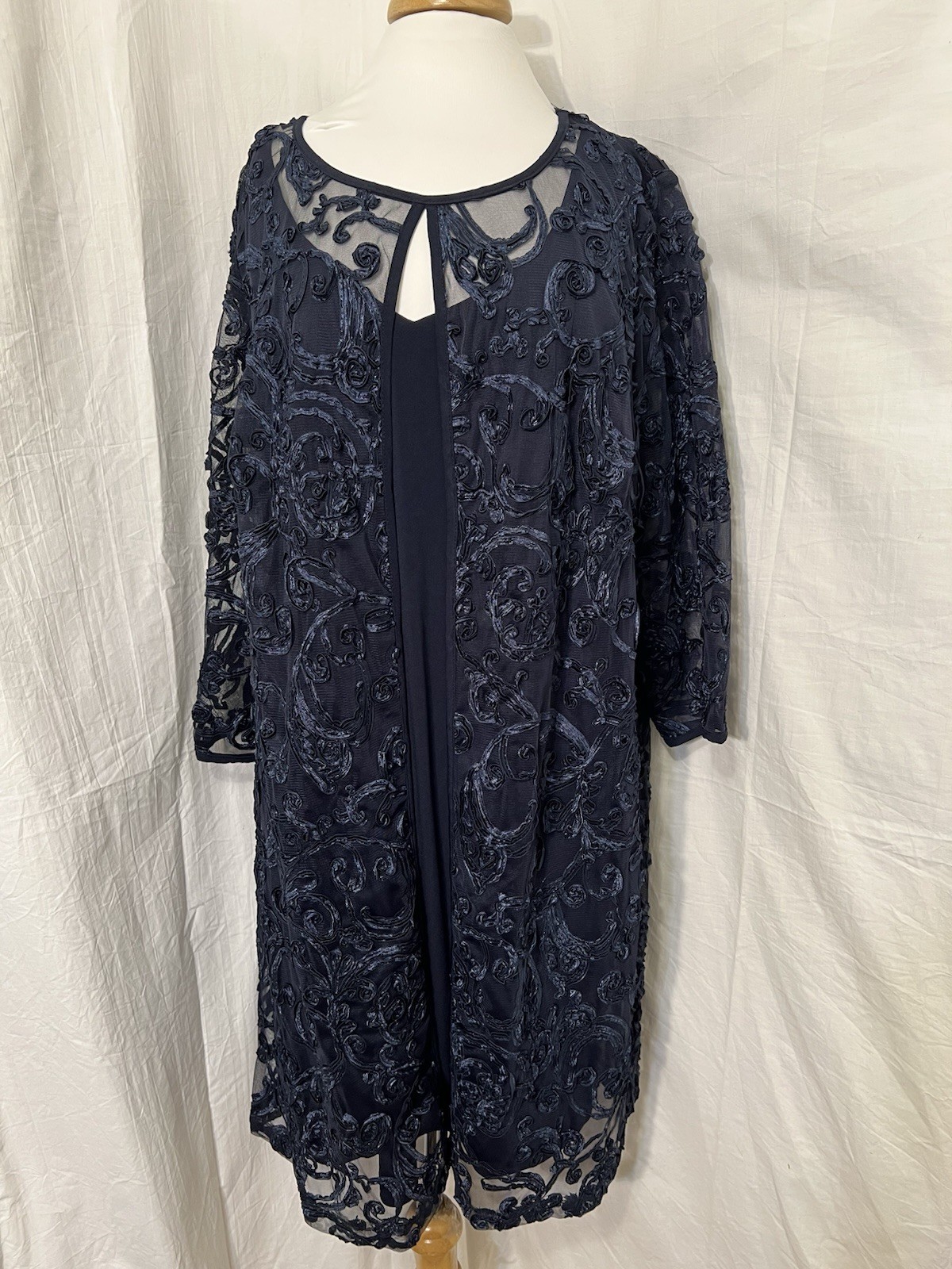 Connected Apparel Women Jacket Dress Size 18W Made In Sri Lanka