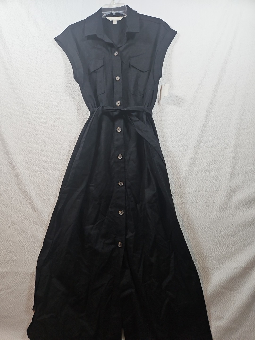 Barbour Birdie Maxi Dress, Black, Size 12