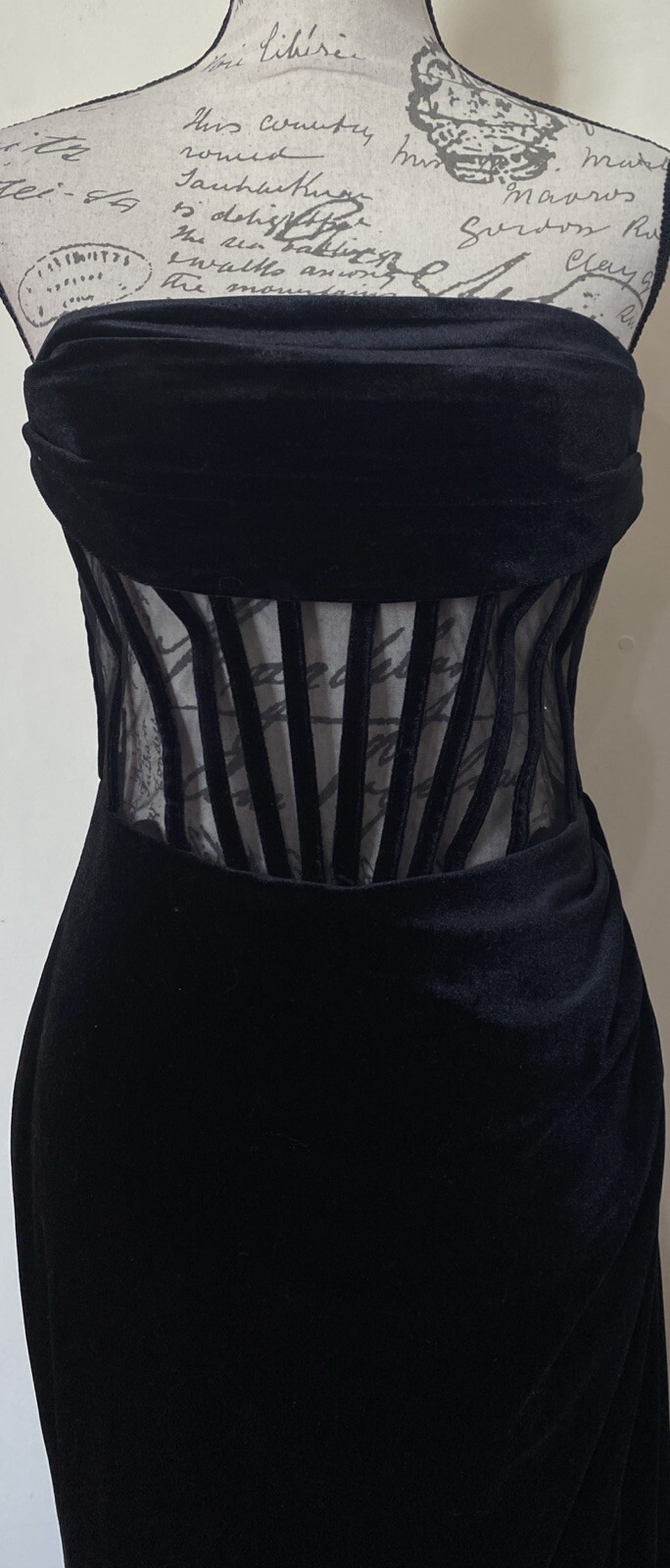 Toxic Envy Velvet Gown Size Medium. Glamour and Style.