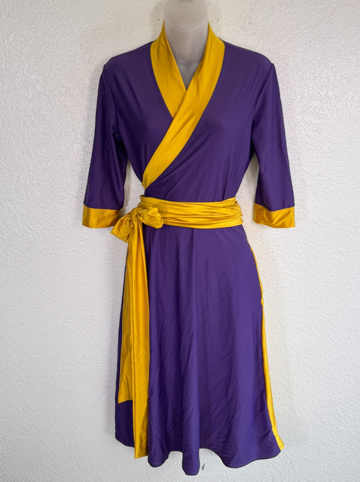 Elhoffer Dress Womens Medium Midnight Oracle Wrap Cosplay Comic Con Festival