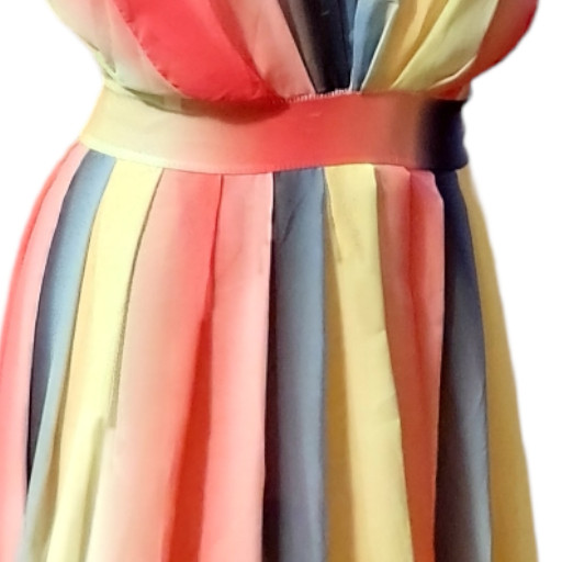 Sexy Flowing Maxi SunDress Halter Back Long Casual Boho Beach Cocktail Dress L