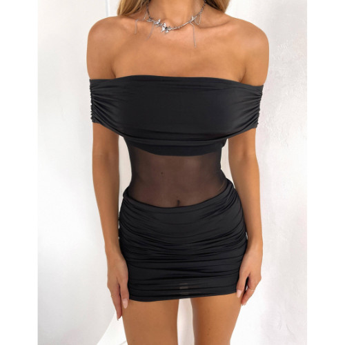 Outcast SKYLAH Mesh Mini Dress – Black – Size Small – NWT