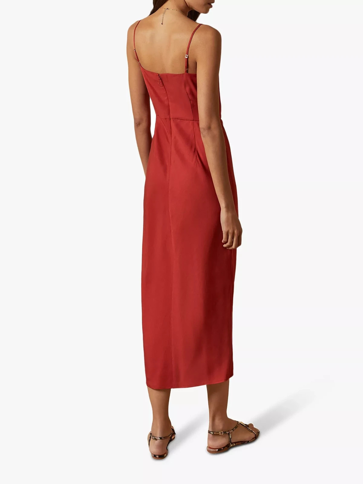 Ted Baker Laani Integral Knotted Sleeveless Midi Dress – Retail $259