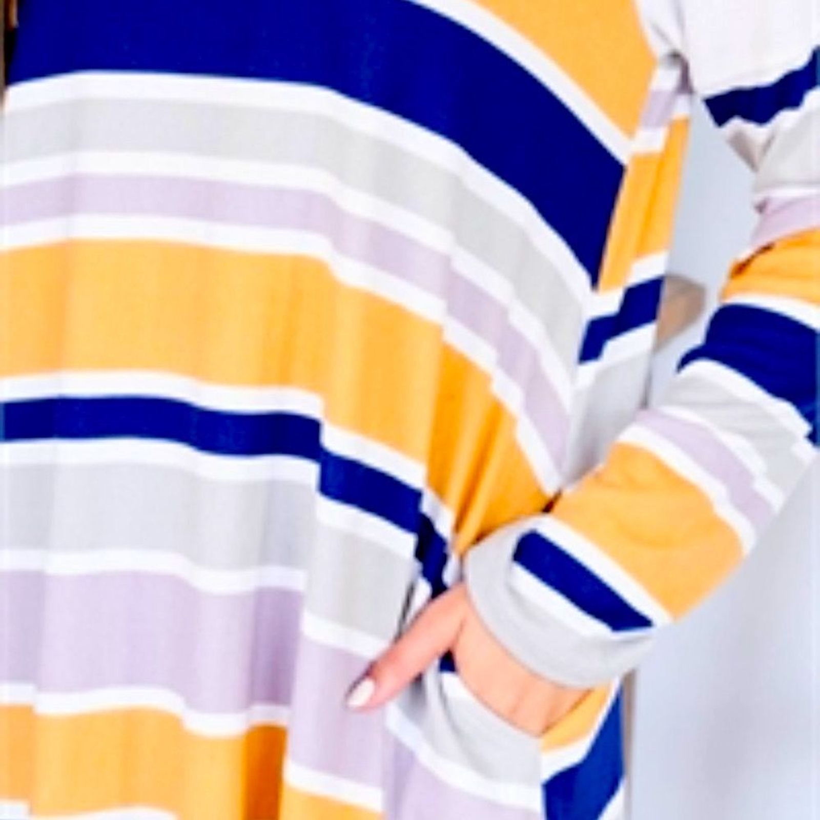NEW Together Clothing Small Curve Neck Raglan Sleeve Pockets Flare Shift Dress