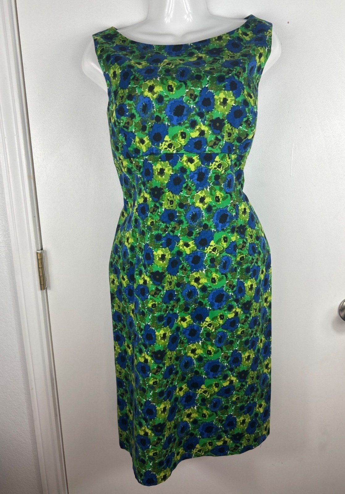 Evan-Picone Petite Floral Sleeveless Sheath Dress Size 14P