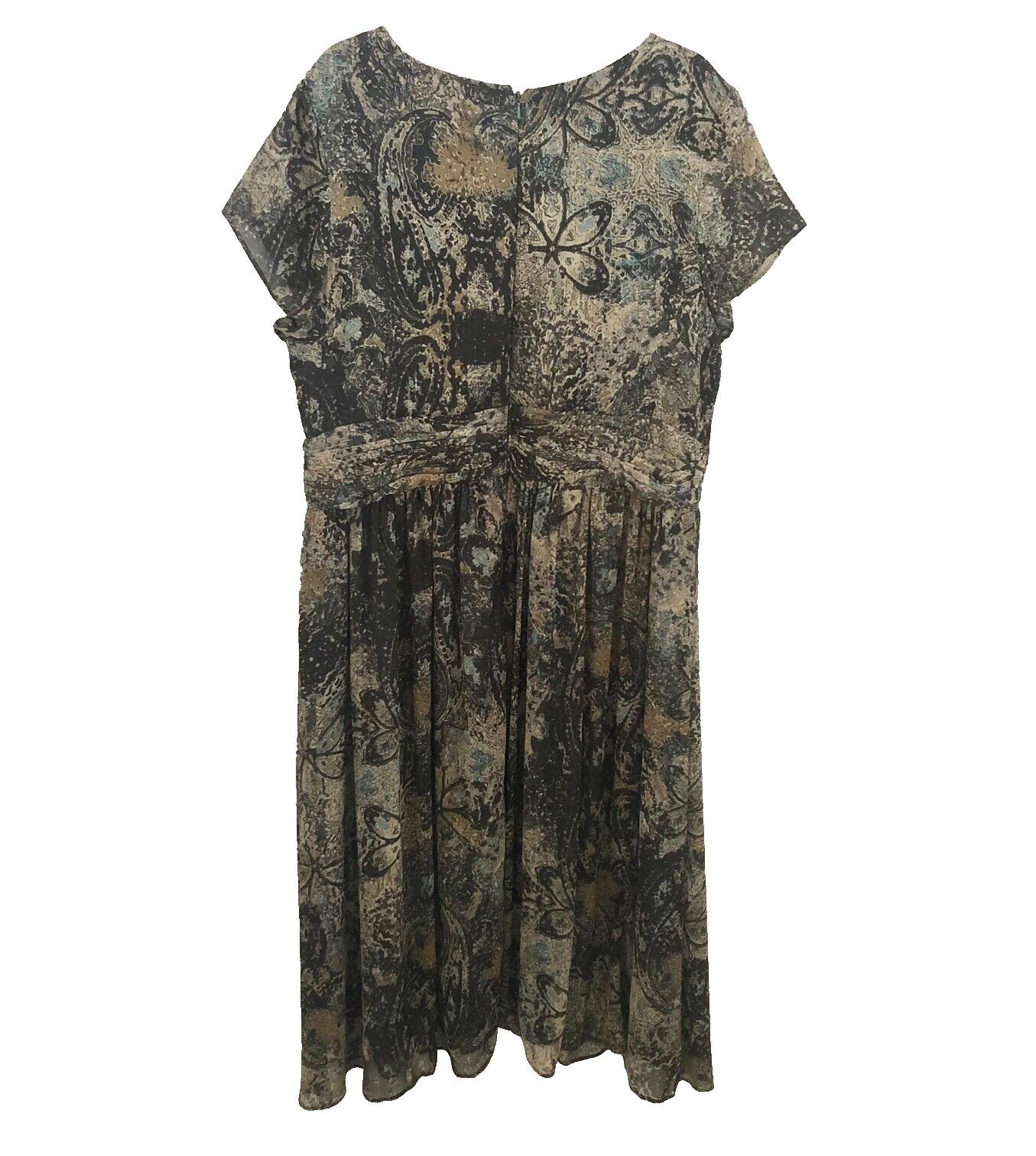 Coldwater Creek Midi Dress Size 16W-18W Vacation Evenings Anytime