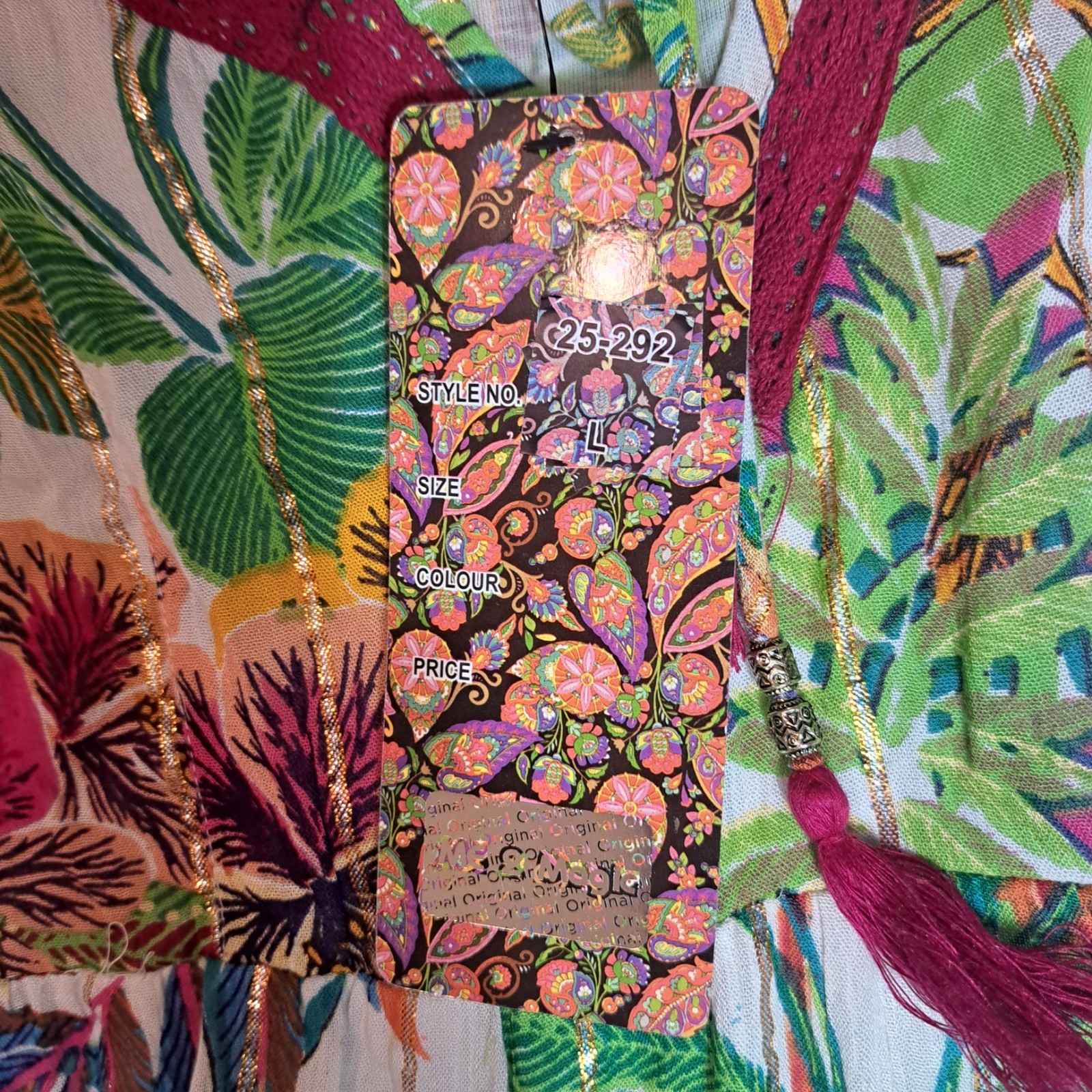 NWT Anthropologie Me 2 Magic Sz Large tuni Mini Dress Floral NEW