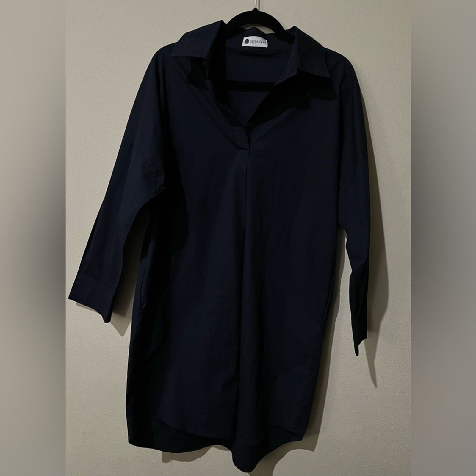 Caryn Lawn Navy Blue Dress | EUC | OS | (TC)
