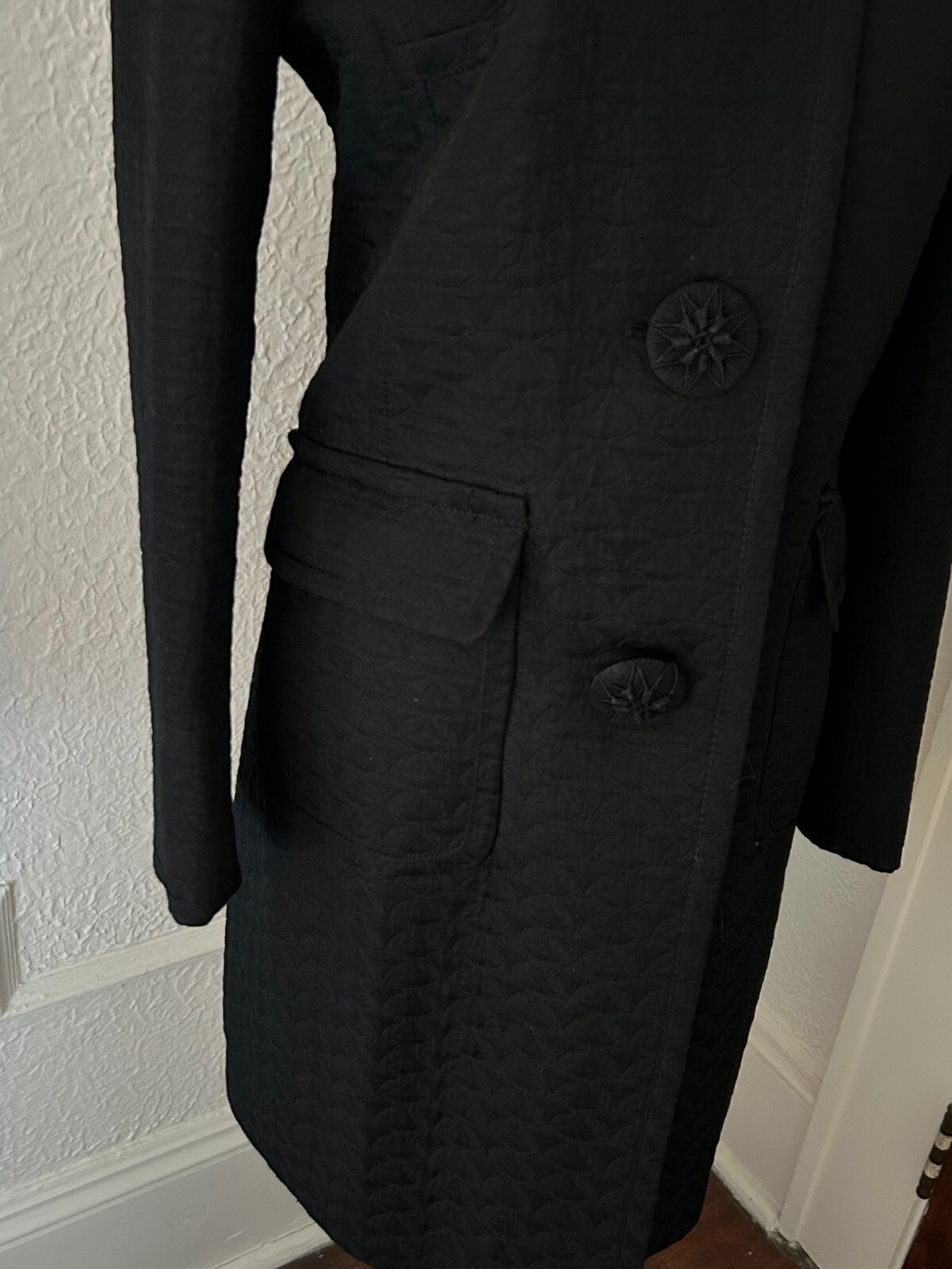 Max Studio Spring and Fall Black Lightweight Dress Coat, Women’s size 4