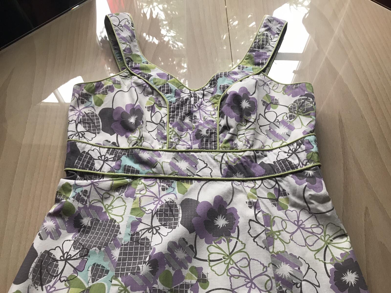 Fat Face Summer Dress Size 10/12 Pit To Pit 17 Inches