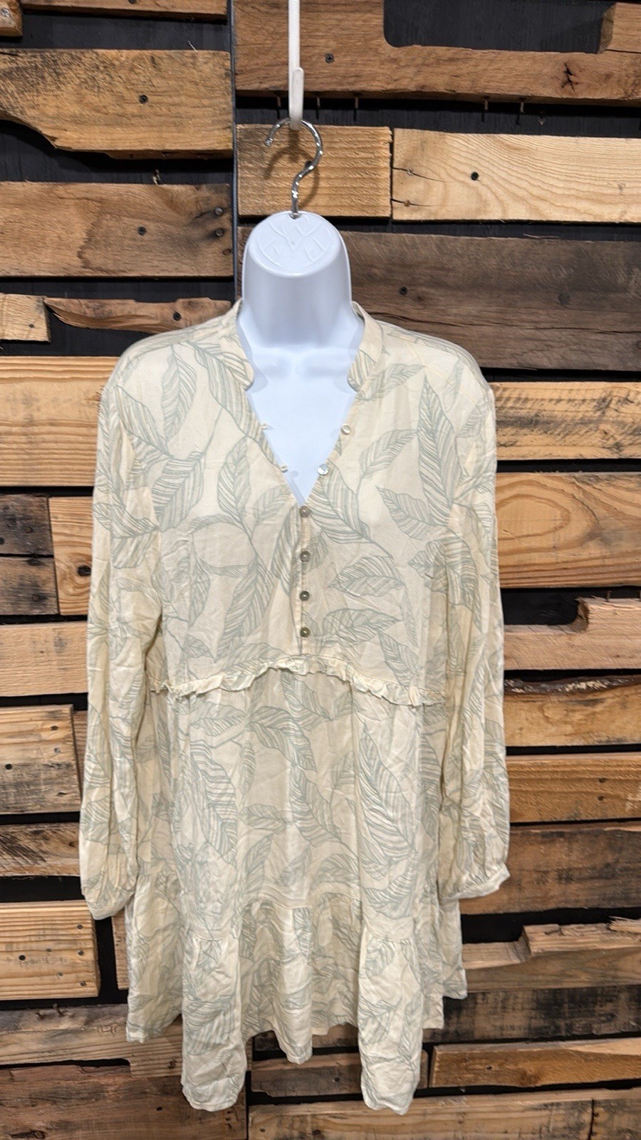 The Normal Brand Alexis Tiered Peasant Dress In Palm Desert Print Women’s Small
