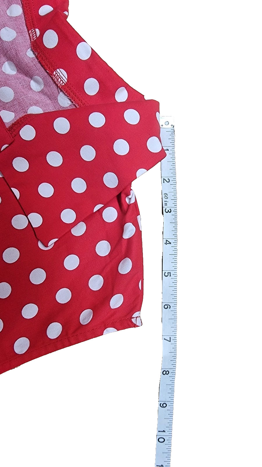 Red & White Polka Dot vintage looking, 1950s housewife wife style dress size XL
