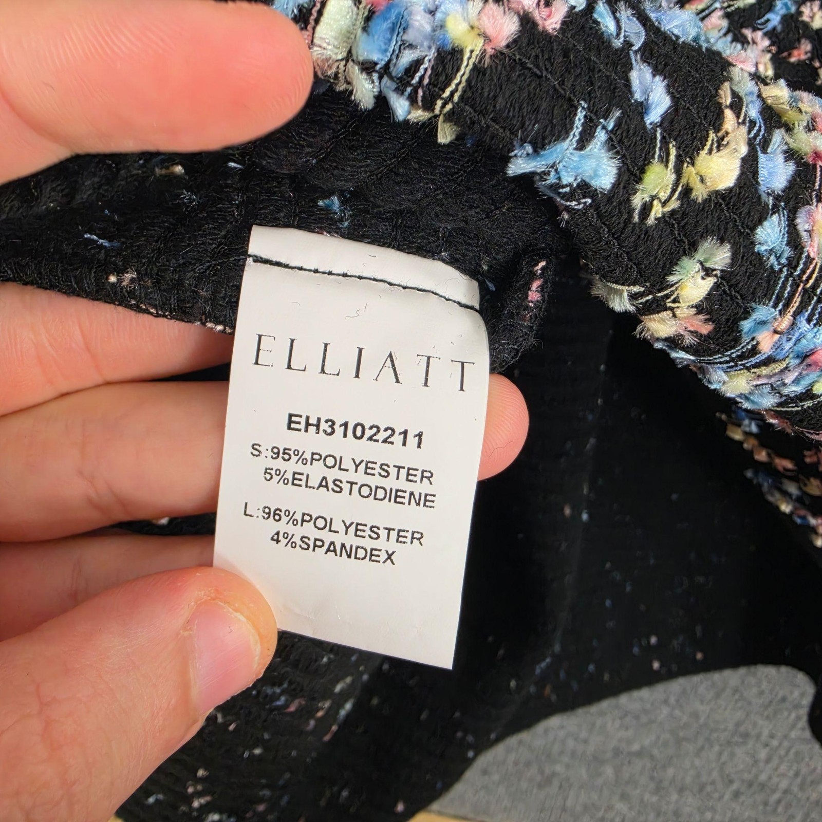 Elliatt Dress Medium Georgia Multi Strappy Fit Flare Mini Jacquard Party Elegant