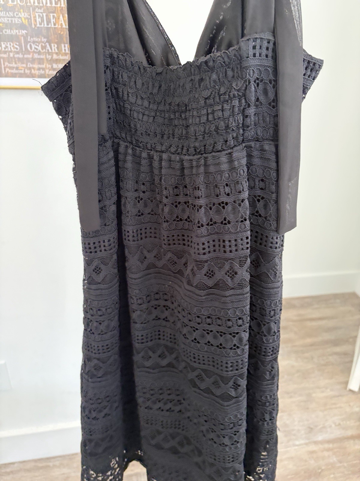 NWT SO® Black Lace Halter Dress – Women’s Size Small | Tie Neck | Kohl’s