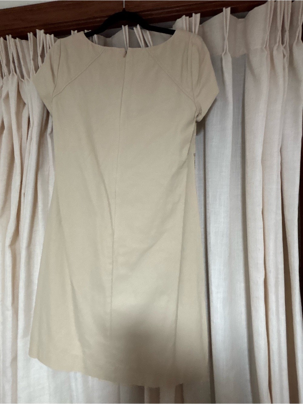 Worth Cream Striped Mini Dress