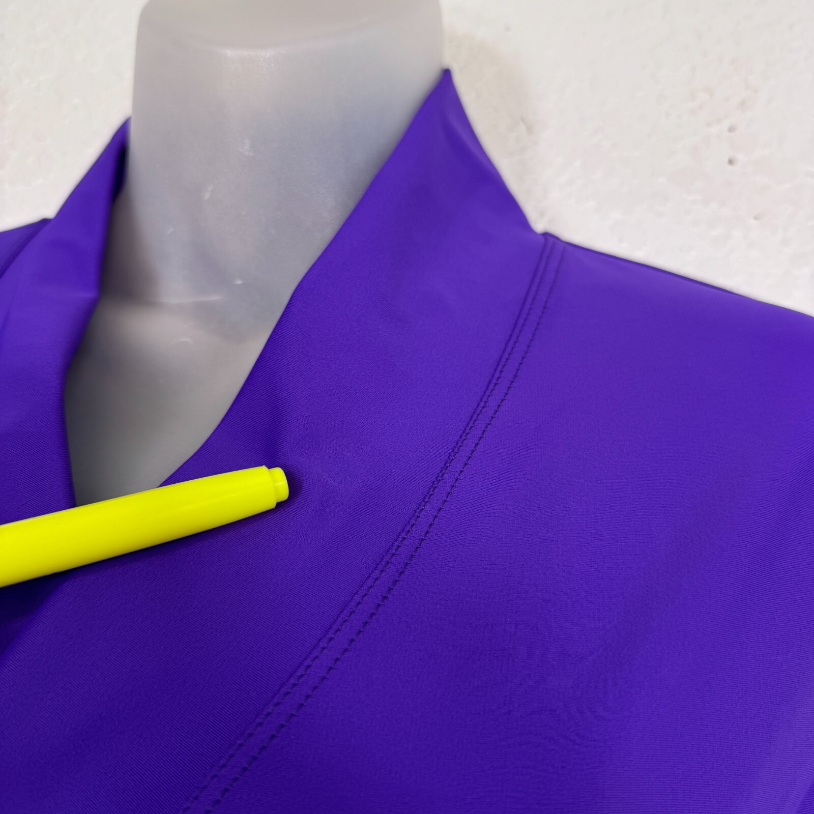 Elhoffer Wrap Dress Womens Medium Essentials Magical Midi Cosplay Costume Purple