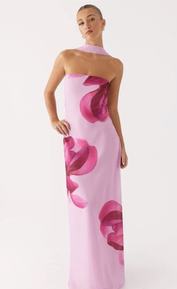 NWT Peppermayo Prim Maxi Dress Pastel pink Size 6