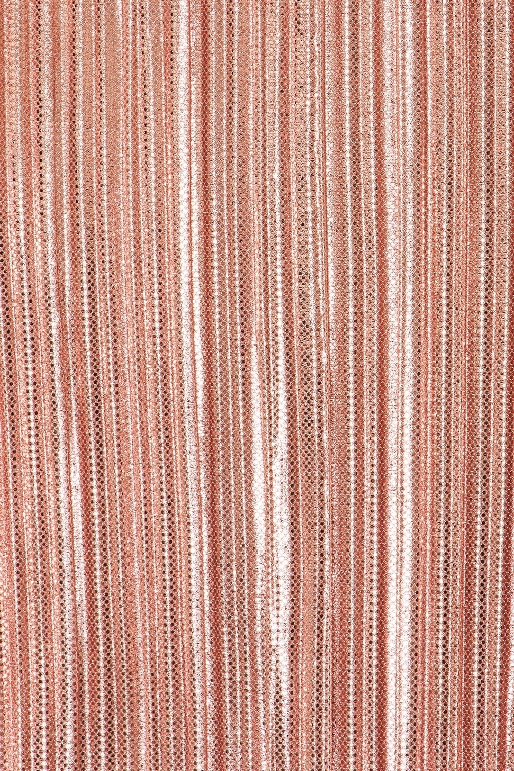 Lovers + Friends Mya Gown Light Pink Metallic Plissé Maxi Dress NWT Medium