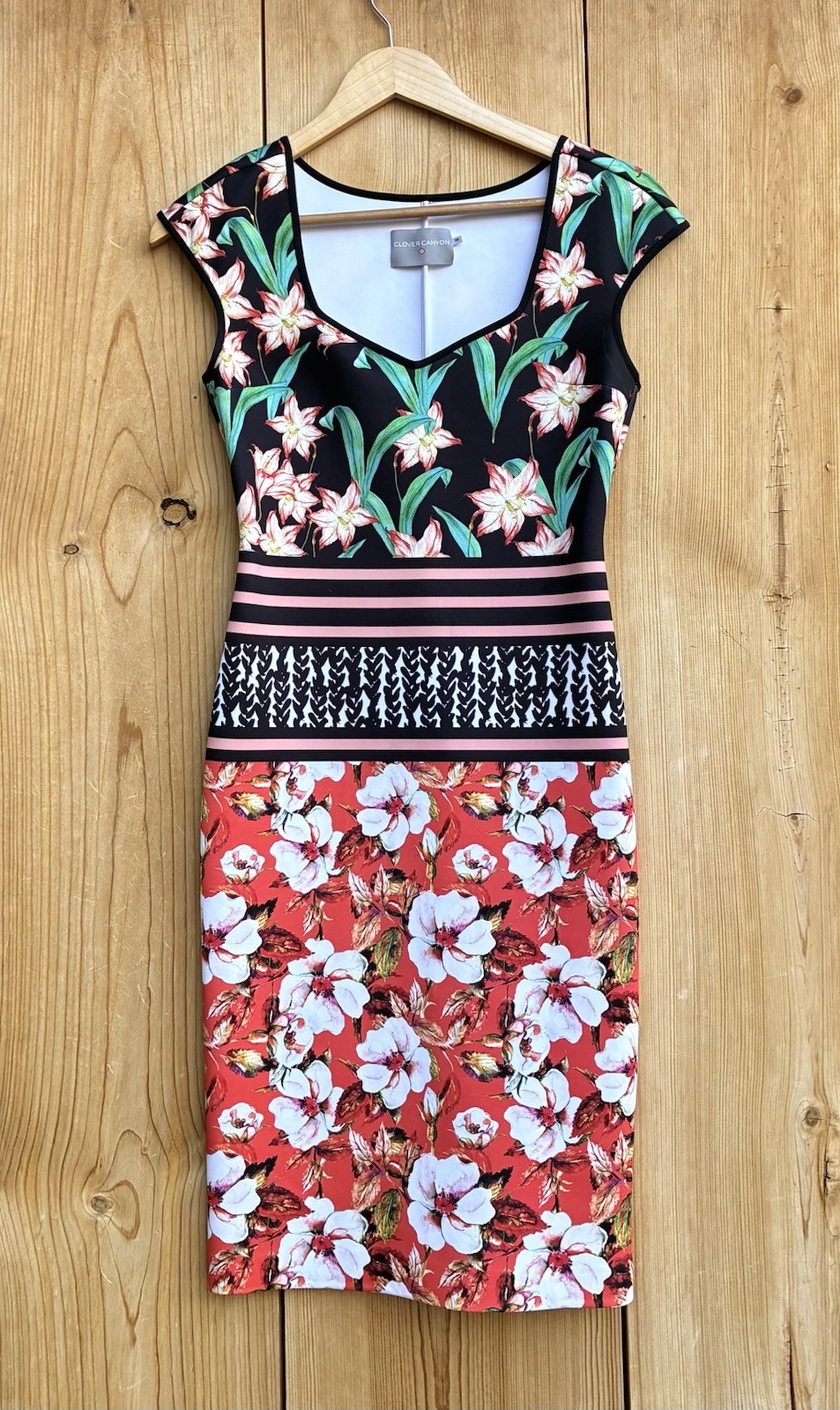 Clover Canyon Floral Sleeveless Dress Sz Small