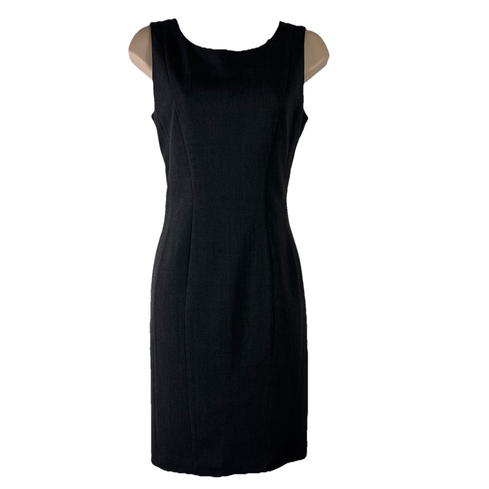 H&M Pencil Dress Women’s Size 6 Sleeveless Above Knee Sheath Gray Lined