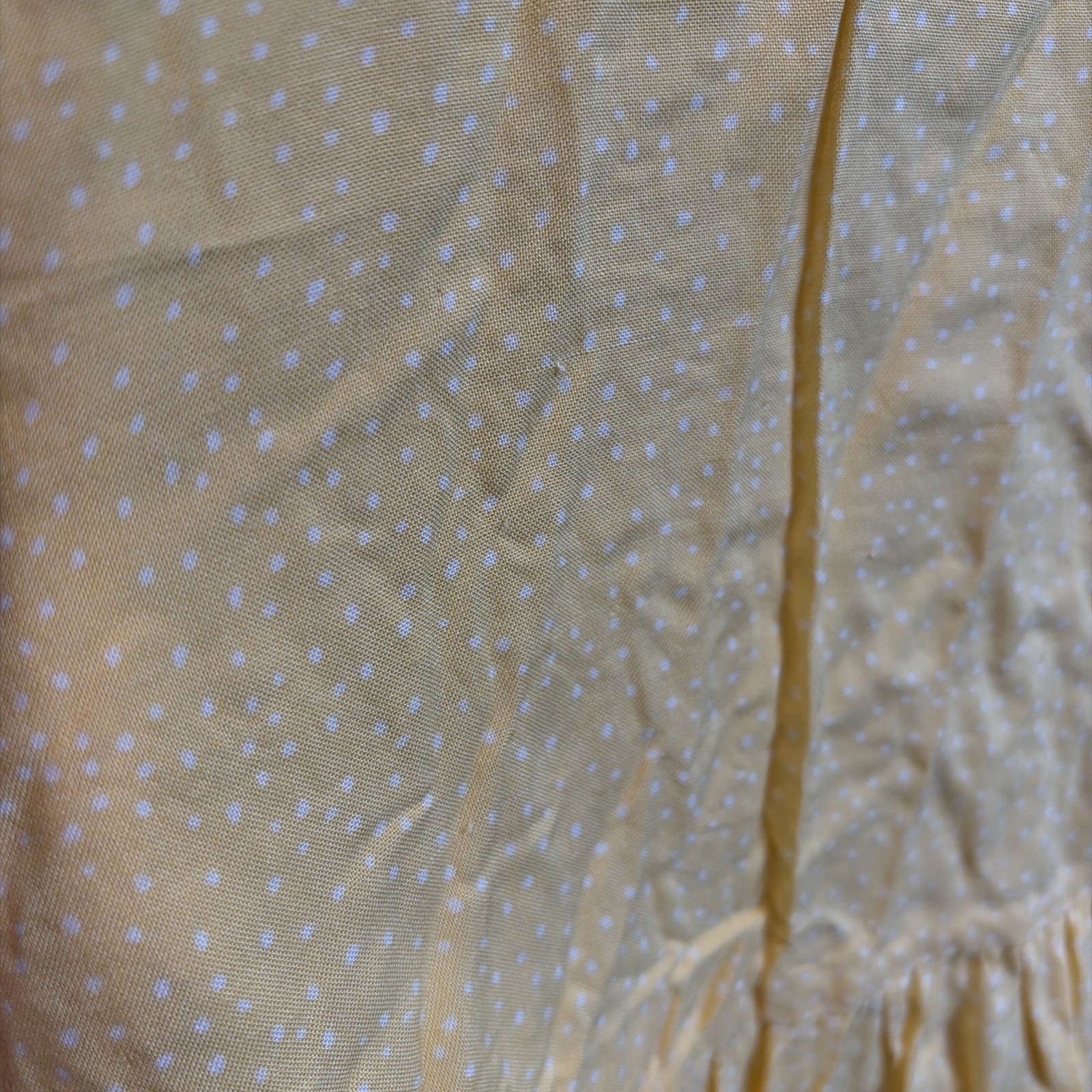 Nine West Yellow Spring sleeveless dress Medium Lightweight Beach Casual VNeck