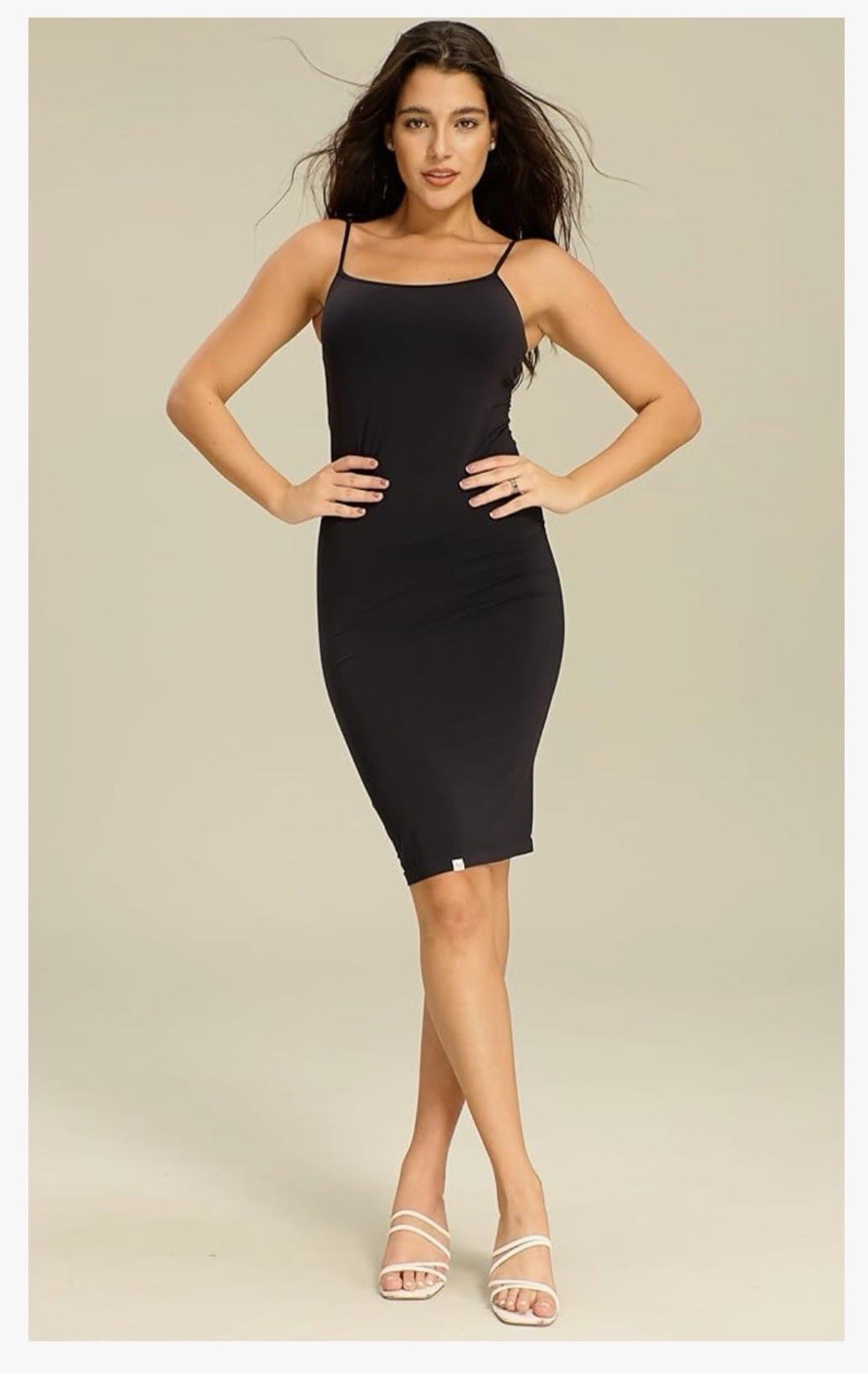 strapless dress adjustable to your body made of soft fabric color Brown