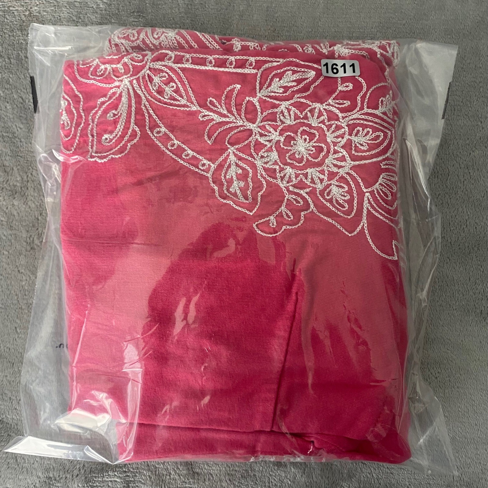 INC International Concepts Dress Womens Medium Pink Embroidered Boho Mini