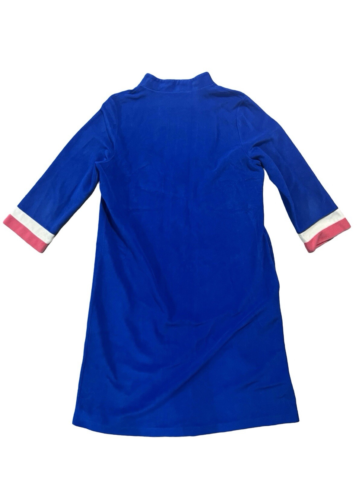 Vintage Vanity Fair Blue Dacron Polyester Sleep Dress – Size 14