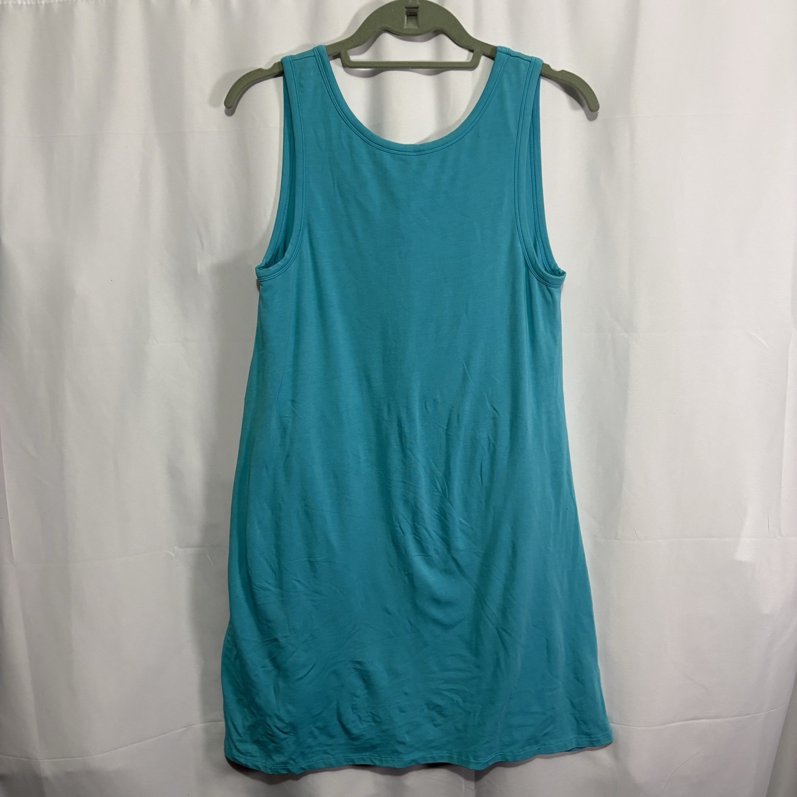 NWT Bobi Los Angeles Small Skort Tank Dress Mermaid Blue