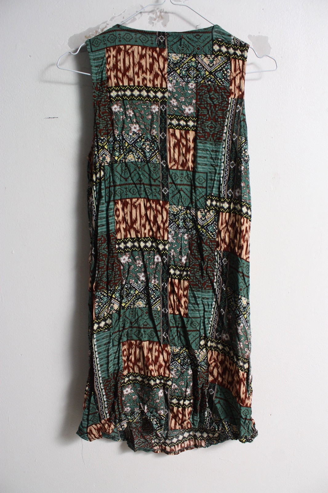 Apricot Womens Front Zip Patterned Dress Multi – Size 10 (M6)