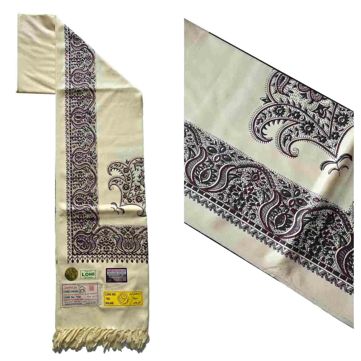 Premium Quality Yemeni Kashmiri Embroidered Shawl Parna Chadar 80″x 42″