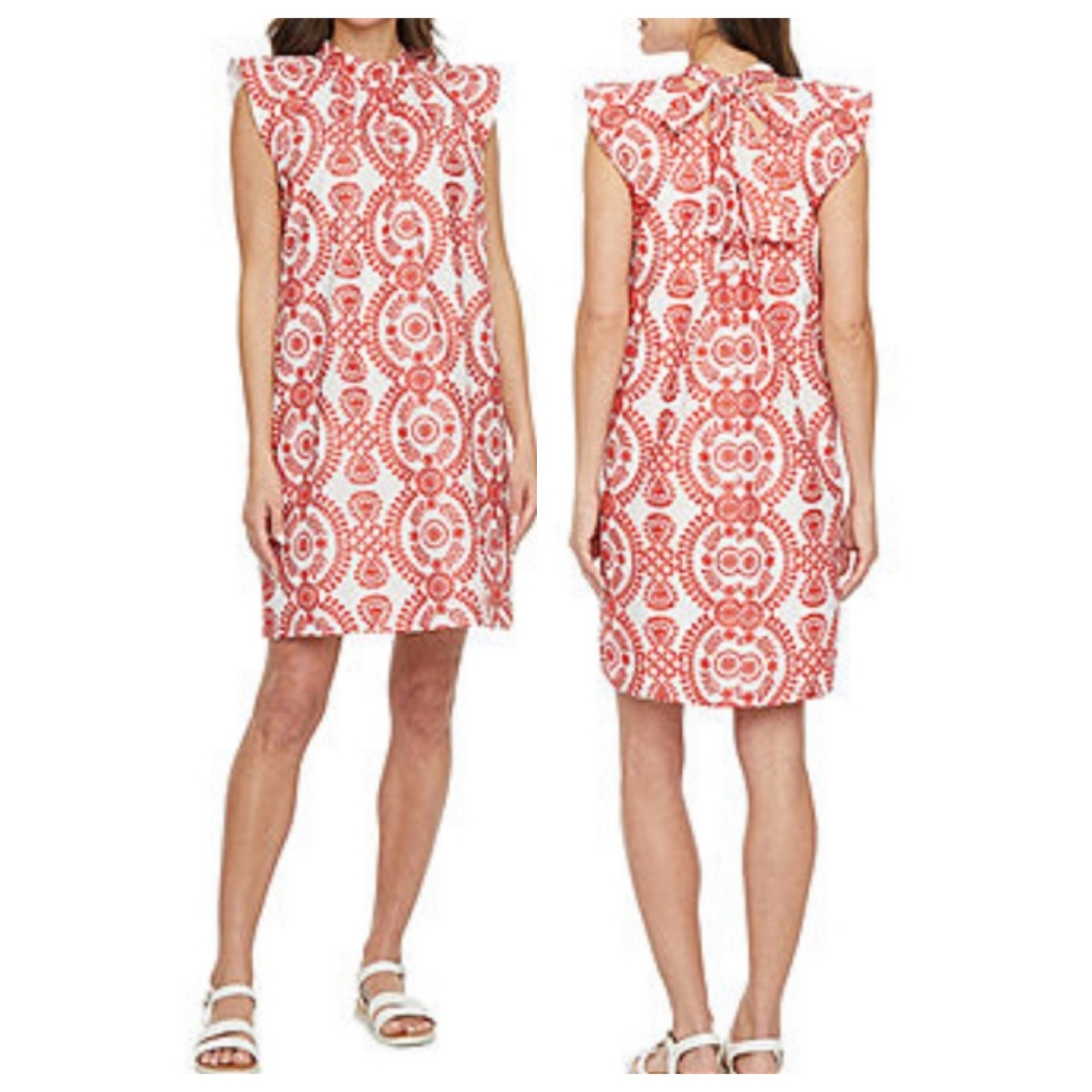 MAIA Embroidered Shift Dress Size 10 NWT
